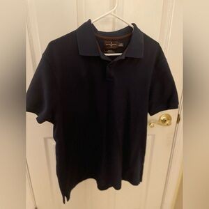 Navy polo shirt in XL by Black and Brown